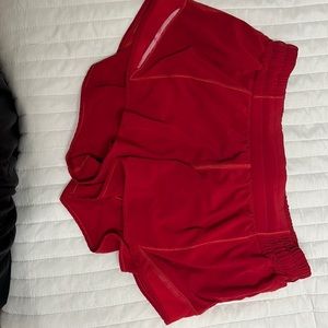 Red Lulu Shorts